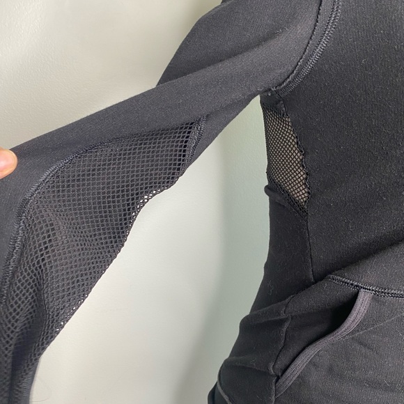Free People Movement Markle Mesh Hooded Zip top - Picture 7 of 11